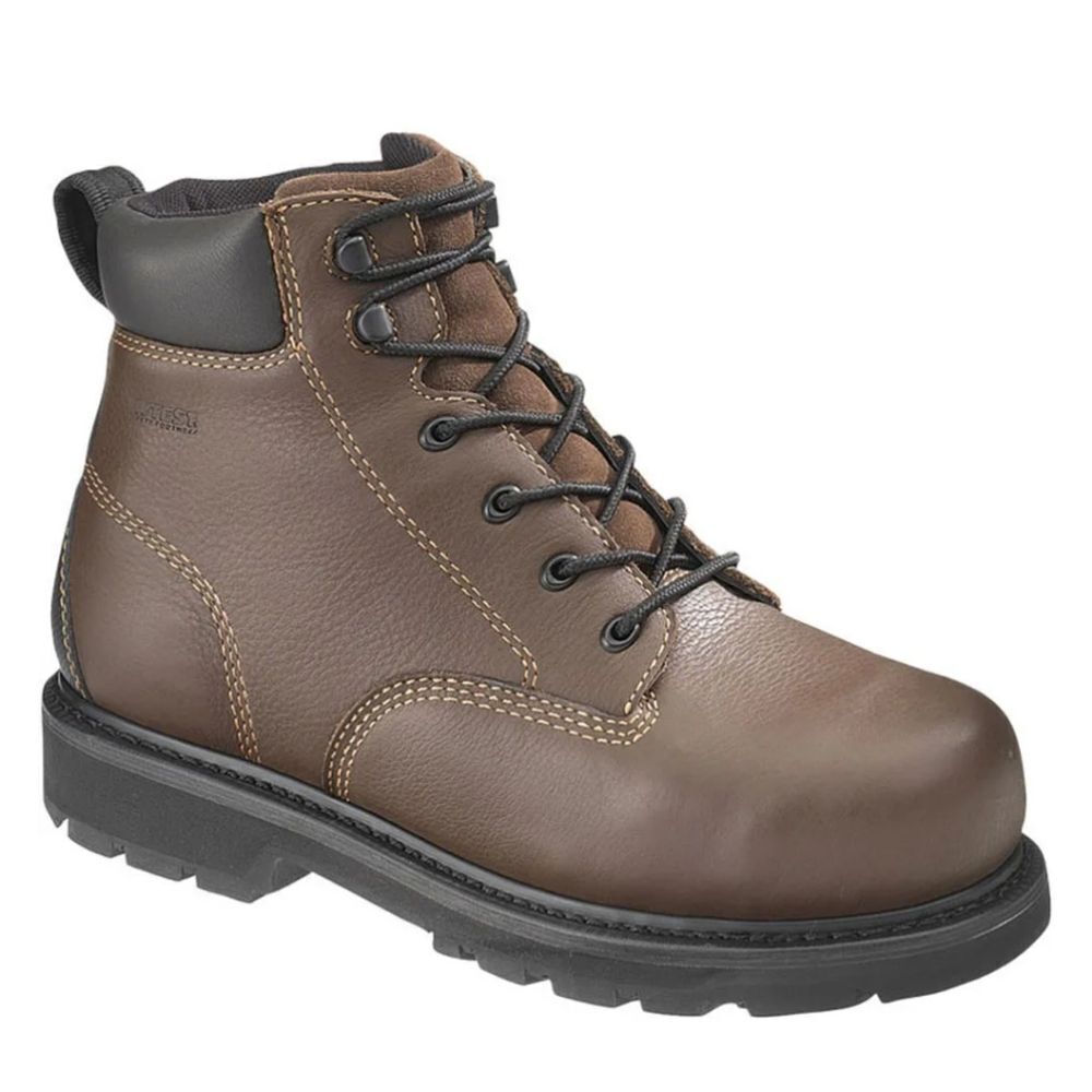 Hytest Men's Internal Contour Safety Boots - Brown